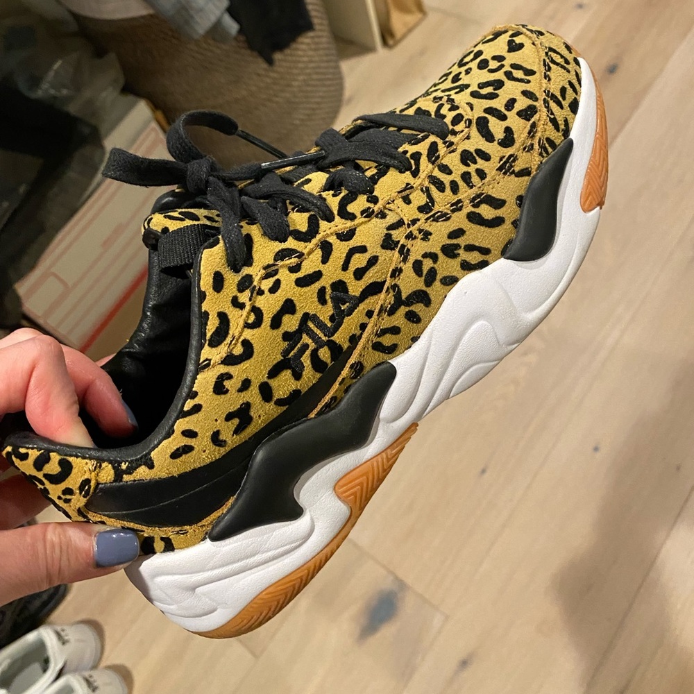 Fila Leopard print sneakers size 7.5